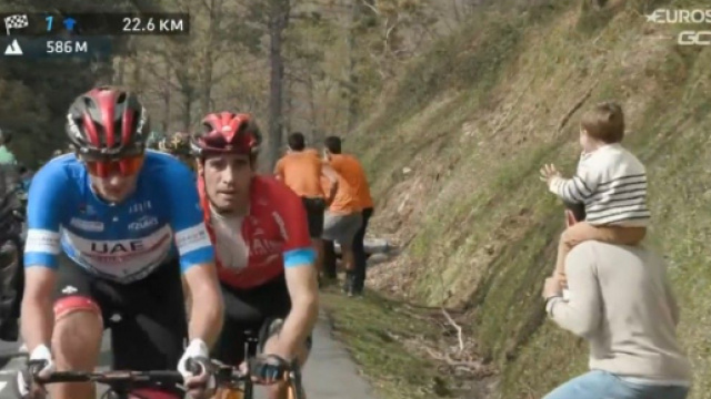 Brandon McNulty e Mikel Landa all'attacco al Giro dei Paesi Baschi.