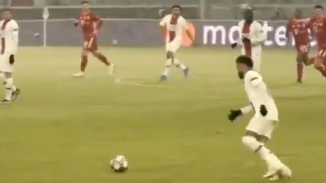 La passe géniale de Neymar pour Marquinhos fait le buzz (capture).