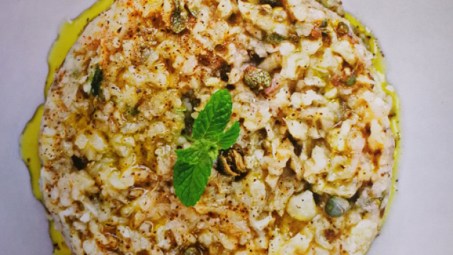 Ricetta: la Tartare di Melanzana Bianca.