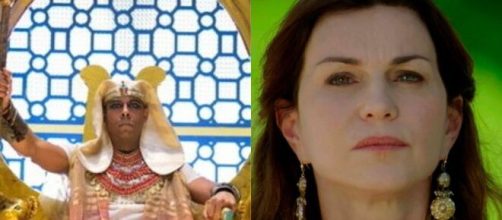 Faraó e Sarai em 'Gênesis'. (Fotomontagem)