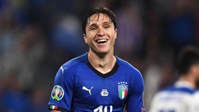 Federico Chiesa, centrocampista della Juventus.