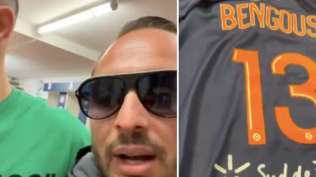 Les fans de Montpellier en colère après la visite de Bengous dans leur centre d'entrainement. (montage photo capture d'écran)