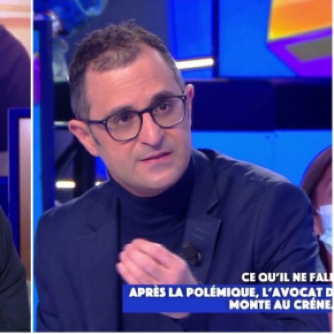 Arash Derambarsh, l'avocat de Pierre Ménès fait le point sur les révélations portées envers son client - Source : Montage capture d'écran @C8