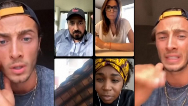 Moundir continue de traiter Dylan d'escroc et invite le maire du village sénégalais dans un live Instagram.