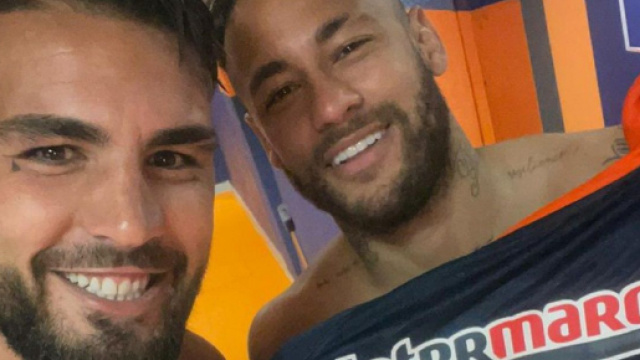 Montpellier - PSG : Neymar et Delort font la paix (Photo : Twitter officiel d'Andy Delort)