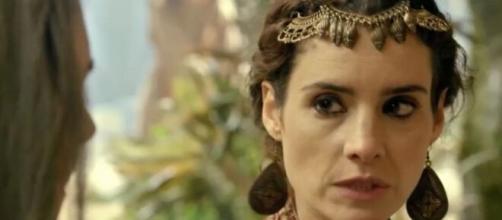 Ayla virará estátua em 'Gênesis' (Reprodução/Record TV)