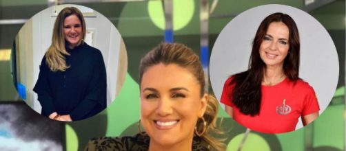 Raquel Moreno, hermana de Olga, se dirige amenazante en Twitter a la defensora de Rocío Carrasco, Carlota Corredera (Collage Instagram-Twitter)