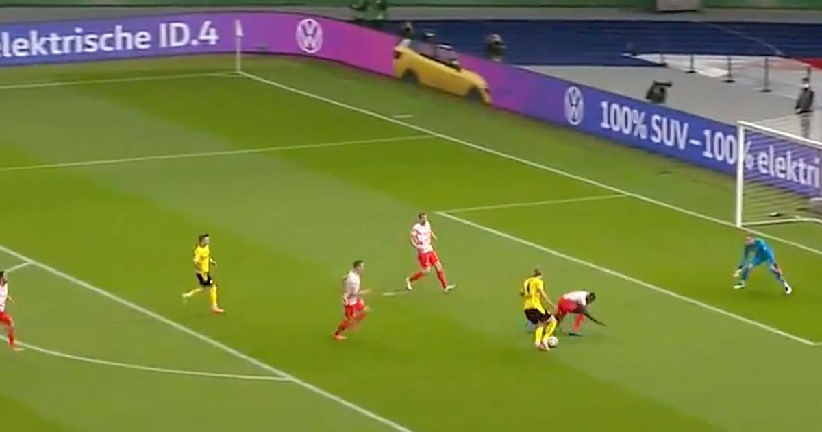 L'action d'Haaland sur Upamecano qui prouve que c'est un 'monstre