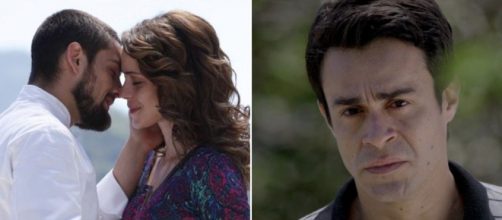 Vicente e Cristina serão flagrados por Fernando em 'Império' (Fotomontagem/Reprodução/Rede Globo)