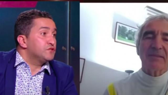 Nabil Djellit vole au secours de Raymond Domenech - Photo captures d'écran vidéos YouTube