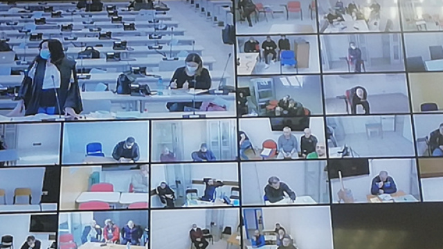 Aula bunker, maxiprocesso Rinascita Scott a Lamezia Terme.