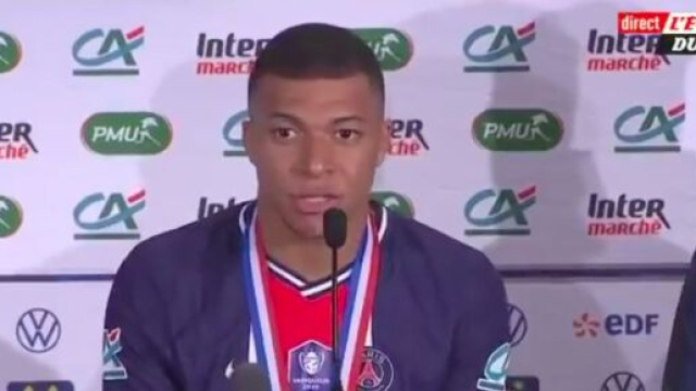 Kylian Mabppé s'exprime sur Karim Benzema - Photo capture d'écran vidéo Twitter