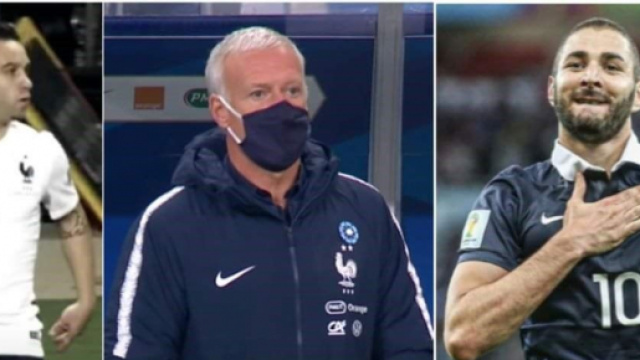 Mathieu Valbuena, Didier Deschamps et Karim Benzema en équipe de France - photo captures d'écran vidéo et Instagram Benzema