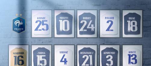 Le site officiel de l’Équipe de France a dévoilé les numéros des joueurs pour l’Euro (Source : FFF et site officiel de l'Equipe de France)