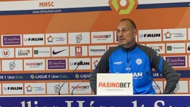 L’entraineur de Montpellier, Michel Der Zakarian quittera Montpellier en fin de saison. (Source : Julien Castanheira @JulienCst, MHSC )