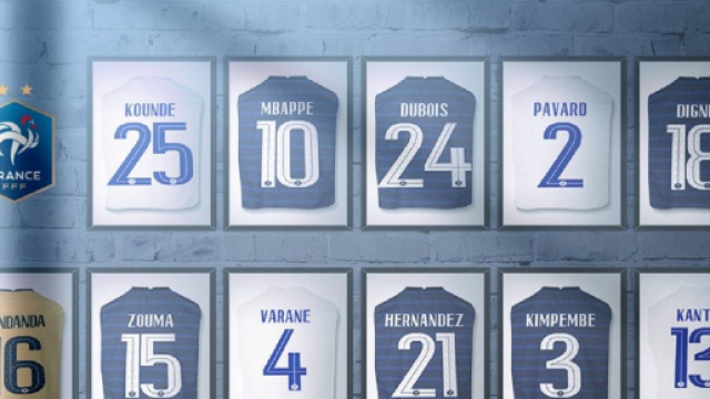 Le site officiel de l’Équipe de France a dévoilé les numéros des joueurs pour l’Euro (Source : FFF et site officiel de l'Equipe de France)
