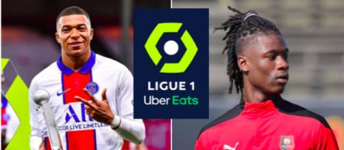 Ces joueurs qui pourraient quitter la Ligue 1 - Photo captures d'écran instagram Mbappé et Camavinga. Logo Ligue 1 wikipedia