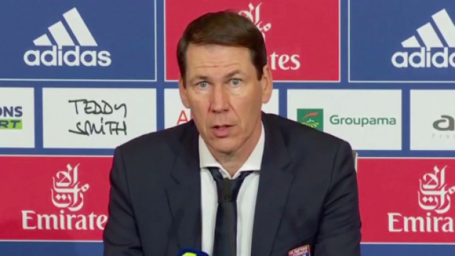 Rudi Garcia détruit tout sur son passage - Photo capture d'écran vidéo conférence de presse