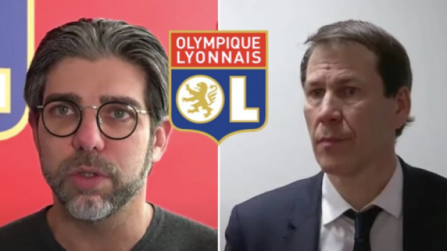 Juninho et Rudi Garcia en froid depuis un bon moment. (crédit photo captures d'écran vidéo Youtube et logo OL wikipedia)