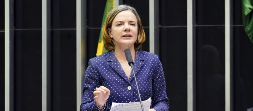 Presidente do PT não poupa críticas a Jair Bolsonaro (Pablo Valadares/Câmara dos Deputados)