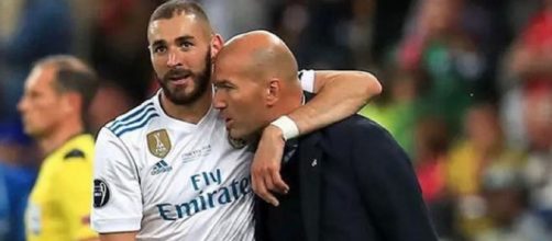 Karim Benzema et Zinedine Zidane ont tout gagné ensemble au Real Madrid. (Photo : Instagram Karim Benzema)