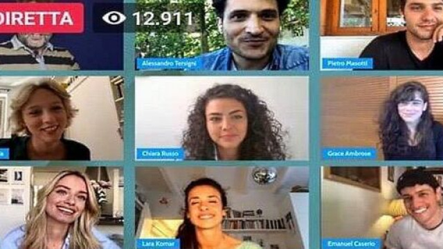 Il Paradiso delle Signore, diretta social dei protagonisti.