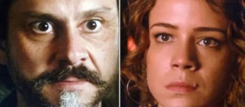 José Alfredo fica desconfiado de Cristina em 'Império' (Fotomontagem/Reprodução/TV Globo)
