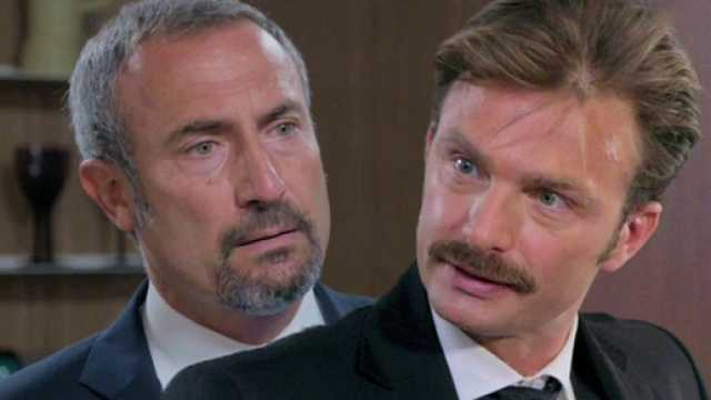 Un posto al sole Fabrizio Rosato (Giorgio Borghetti) e Pietro Abbate (Simon Grechi).