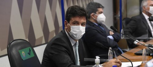Ex-ministro da Saúde Luiz Henrique Mandetta prestou depoimento na CPI da Covid (Jefferson Rudy/Agência Senado)