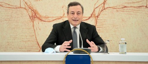 Il Presidente del Consiglio Mario Draghi apre la riunione ministeriale del G20 sul Turismo. (Licenza CC-BY-NC-SA/governo.it)