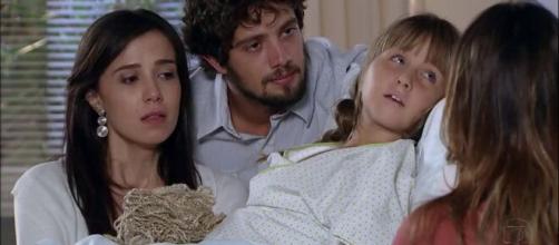 Manu, Rodrigo, Júlia e Ana em 'A Vida da Gente' (Reprodução/TV Globo)