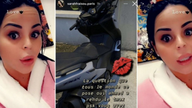 Après son divorce, Ahmed a-t-il gardé le scooter TMAX offert par Sarah Fraisou ? Elle répond enfin à la question.