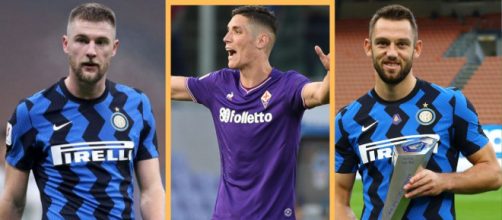 Da sinistra: Skriniar, Milenkovic e De Vrij.