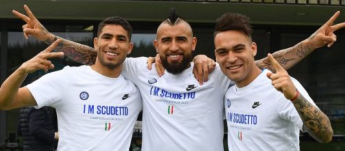 Achraf Hakimi, Arturo Vidal e Lautaro Martinez