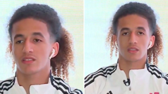 Hannibal Mejbri explique son choix de porter le maillot de la Tunisie - Photo capture d'écran vidéo Twitter