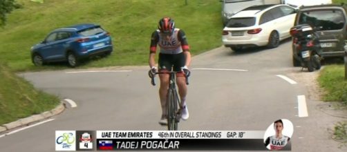 Tadej Pogacar in fuga al Giro di Slovenia