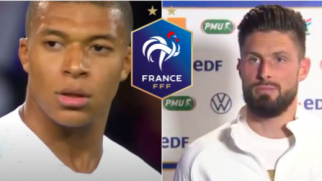 Photo captures d'écran vidéo youtube - Mbappé / Giroud