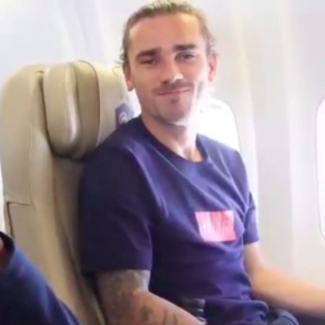 Antoine Griezmann chambre Ousmane Dembélé - Photo capture d'écran vidéo YouTube