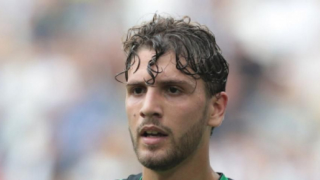 Manuel Locatelli, centrocampista del Sassuolo.