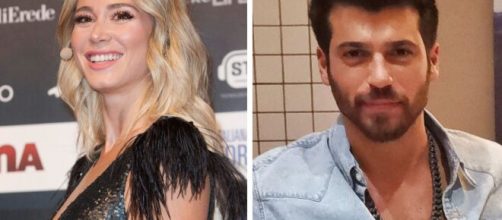 Can Yaman e Diletta, lei a pranzo con un altro uomo.