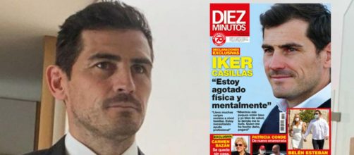 La porta de 'Diez Minutos' que Iker Casillas desmiente. (Instagram @ikercasillas y Twitter)