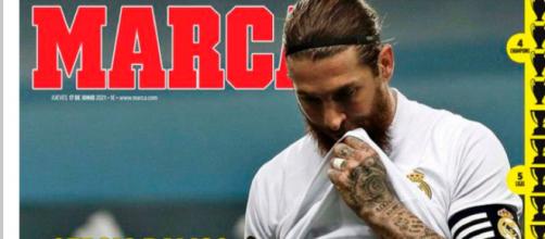 Sergio Ramos quitte le Real Madrid, 'Une légende s’en va' titre Marca - Source : Capture d'écran, Marca