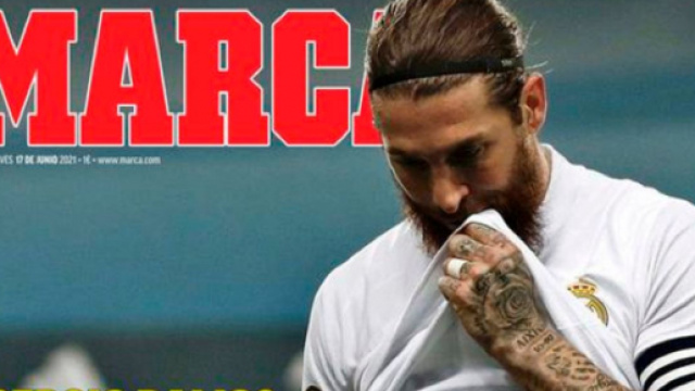 Sergio Ramos quitte le Real Madrid, 'Une l&eacute;gende s&rsquo;en va' titre Marca - Source : Capture d'&eacute;cran, Marca