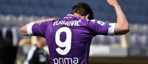 Dušan Vlahović, attaccante della Fiorentina.