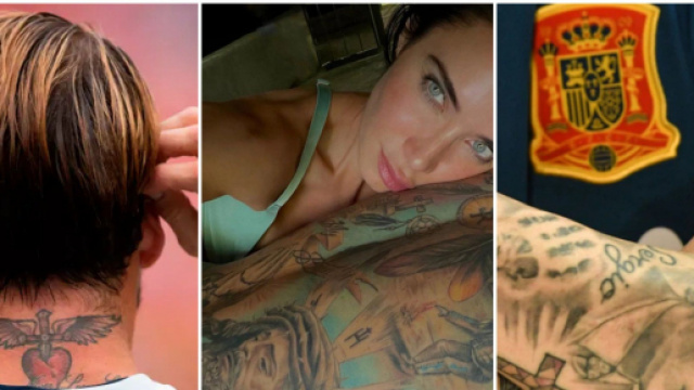 Montage photo Sergio Ramos tatouage