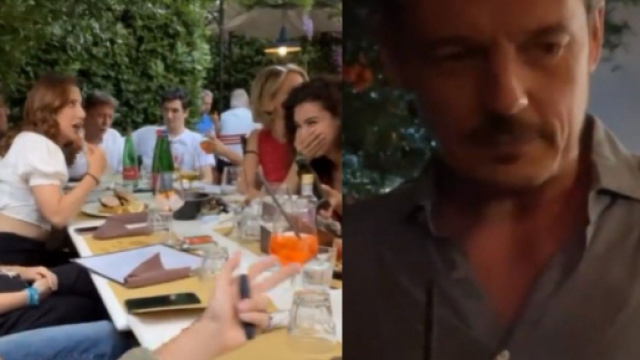 Reunion tra gli attori de Il Paradiso delle signore: presente anche Giorgio Lupano.