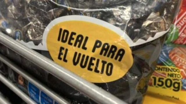 In Argentina si danno le caramelle al posto dei soldi come resto della spesa.