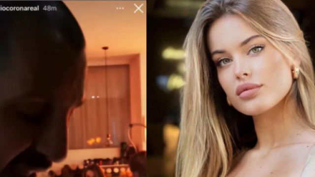 Fabrizio Corona sulla presenza di Codegoni a casa sua: 'È la mia fidanzata, la mia convivente'.