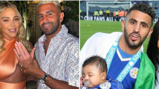 La demande en mariage de Riyad Mahrez à Taylor Ward n'a pas plu à son ex-femme Rita Johal - Source : montage Blasting