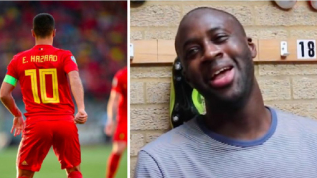 Touré se moque des fesses d'Eden Hazard - photo captures d'écran Twitter et vidéo Youtube